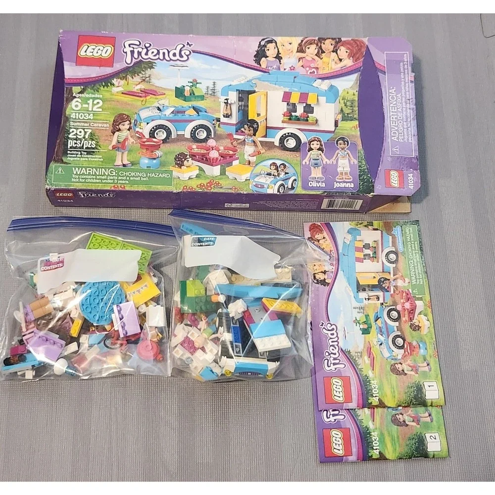 Lego Friends Set Of 3 Open Box Sealed Complete READ